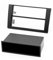 Carav 11-001 DVD Double DIN Radio stéréo Adaptateur Dash entourée d'installation Kit de Garniture Façade d'autoradio/Façade d'autoradio