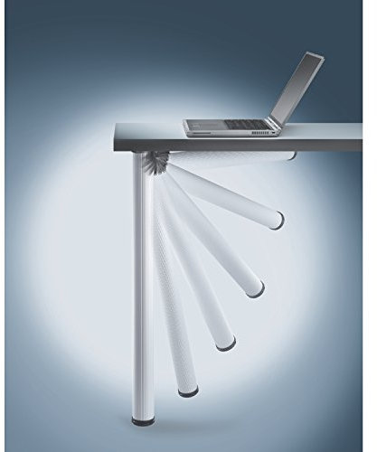 Vasalat Pied de table pliable, diamètre 50, longueur 705 mm, chromé, emballage sous blister