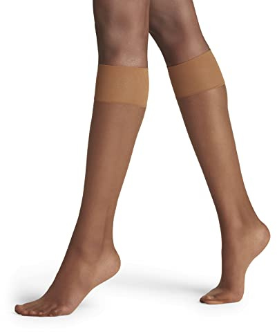 FALKE Damen Shelina 12 DEN Kniestrümpfe ultra transparent schimmernd