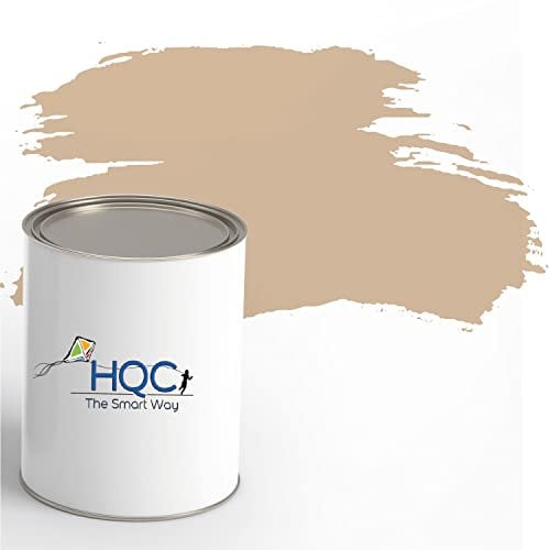 HQC Weather Shield Beige Smooth Masonry Paint | 1L in 30+ Colours | Storm Proof, Scrub Resistance & Waterproof | Weatherproof Technology Designed with Acrylic Resin for Ultimate Protection