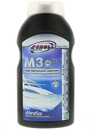 Scholl Concepts M3 Marine Hochglanz Schleifpaste 1Kg, Aluminiumoxid, Weiß, für Glas