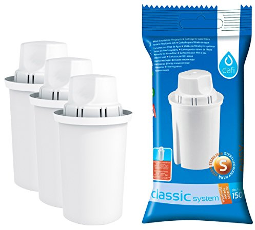 Pack 3 Dafi Classic Filterkartuschen (kompatibel mit Brita Classic® und Dafi Classic®)