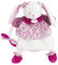 DOUDOU ET COMPAGNIE - Doudou Marionnette Lapin - 28 cm - Rose Lapin Cerise - Doudou Peluche Marionnette À Main - Cadeau Naissance Pour Fille Et Garçon - Dès La Naissance - DC3080