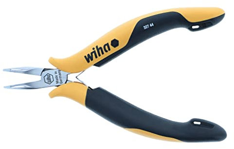 Wiha 32744 45-Degree Snipe Nose ESD Safe Pliers