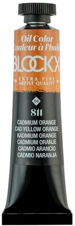 Blockx Cadmium Orange Cadmium Yellow Orange Ölfarbe, 20 ml Tube