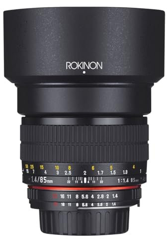 Rokinon 85M-E 85 mm F1.4 Festobjektiv für Sony, E-Mount und für andere Kameras, Schwarz