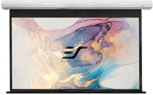 Elite Screens SK135XHW-E18 Saker Series Leinwand für Projektor (16:9, 234 cm) weiß