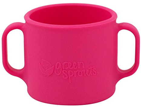 Green Sprouts silicone Learning Cup (Pink)