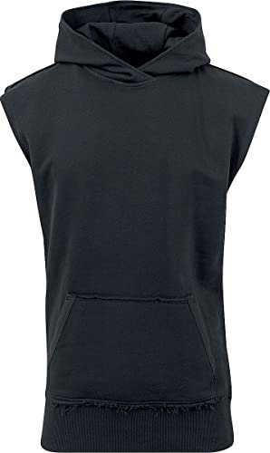 Urban Classics Sweat À Capuche sans Manches Homme Sweat-Shirt à Capuche Noir M
