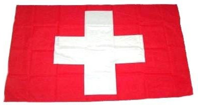 FahnenMax Fahne/Stockflagge Schweiz 30 x 45 cm Flagge