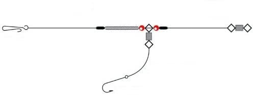 Tronix 1 Hook Clipped Down Sea Fishing Rig (3/0 Hook)