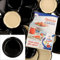 MamboCat TO82 Lot de 50 couvercles à visser pour bocaux en verre, bord rond, pour conservation et conservation de 230 ml, 350 ml, 435 ml Noir
