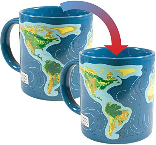 Unemployed Philosophers Guild Klimawandel Kaffeebecher, Keramik, Mehrfarbig, 300 ml