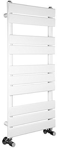 Juva 1000 x 450mm Scaldasalviette piatto a pannello Bianco