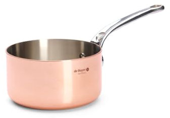 DE BUYER -6406.16 -casserole cu-inox -queue inox ø16, Cuivre