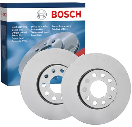 Bosch BD468 Brake Disc Set - 288 mm - Front Axle - 1 Set of 2 Discs | Vented Coated Discs - ECE-R90 Certified - Great Cooling, Advanced Corrosion Protection