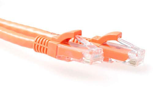 ACT CAT6A U/UTP SNAGLESS OR 2.00M