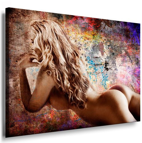 artfactory24 Leinwandbild Akt Erotik Sexy Girl Bild auf Leinwand/Bilder - Wandbilder - Kunstdrucke - Foto auf Leinwand Finden Bilder fertig gerahmt mit Keilrahmen.