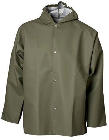 Elka Regenjacke PVC Light in Oliv und Orange XXL Oliv