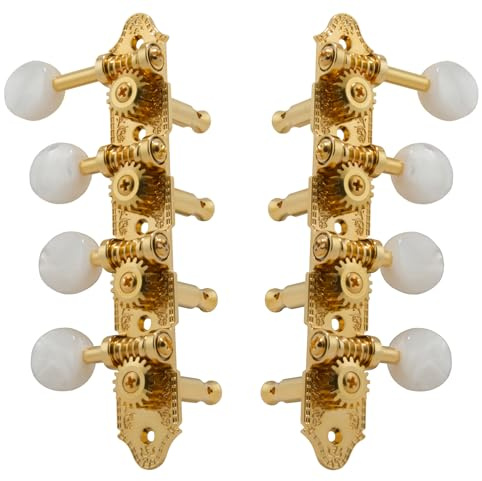 Grover 309FG Professional Mandolin Standard F-Style Machine Heads - Standard, 4 + 4 - Gold