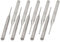 sourcing map 10 PCS Hartmetall-CNC PCB Schaftfräser 3.175 Schaft 1,0 mm Schneiden Dia de