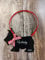 Scottie Dog Personalised Christmas Xmas Tree Decoration Bauble Gift (Your text here, Black)