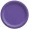 Amscan 65015.25 Round Paper Plates Teller, Papier, violett