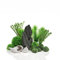 biOrb 48445 Decor Set 30L Stone Garden - realistische Aquariendekoration, künstliche Wasserpflanzen, Wurzeln und Steine, schönes Aquariendesign, für Süßwasser, Meerwasser