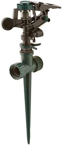 Melnor 9560C 9560C Full or Part Circle Pulsating Sprinkler, Plastic head & base/Spike