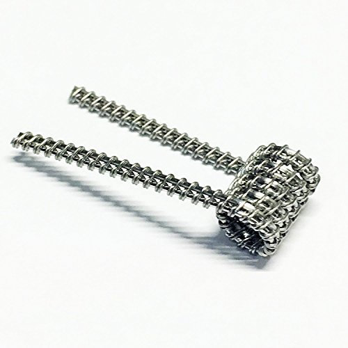 DIY-24H - 10x Half Staggered/Fused Clapton Coils Wire Prebuilt Fertigwicklung RDA RBA RTA KA1 Draht