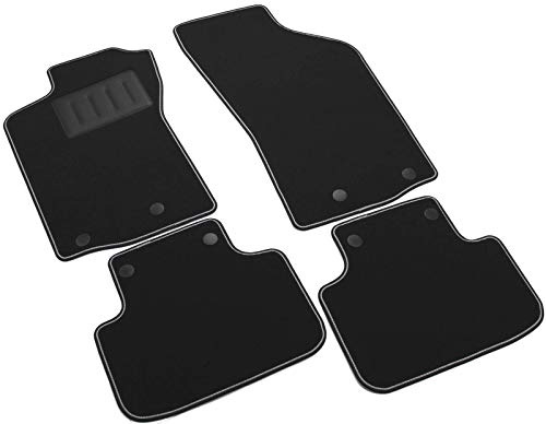 ilTappetoAuto by Fabbri3 - SPRINT00100 - Kompatibel mit Maßgeschneiderte Fußmatten für Auto aus Schwarzem Rutschfestem Teppich für Alfa Romeo 147
