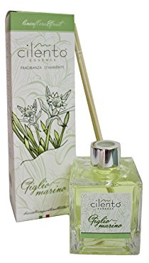 Cilento Essence - Profumatore per ambienti con bastoncini 250 ml (Giglio Marino)