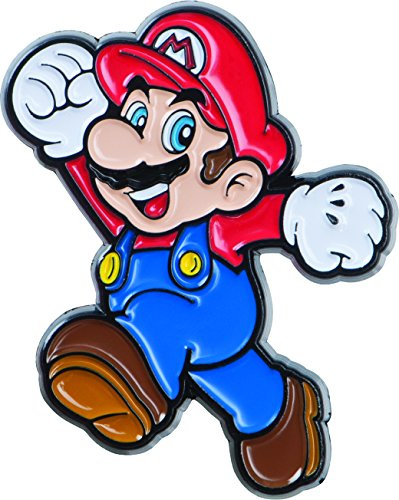 1 Brosche/Pin zum Sammeln von Super Mario, Serie 1, zufällige Auswahl, Metall