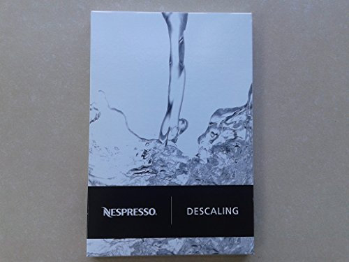 Nespresso descaling-set para Inissia, U, Pixie, Citiz, Lattissima, Lattissima + Lattissima Pro Maestria, Gran Maestria Essenza