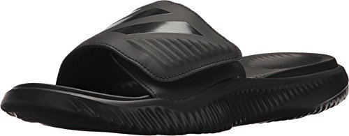 adidas Men's Alphabounce Slide Sport Sandal, Black/Black, 8 UK