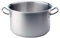 Pentole Agnelli Linea Acciaio Inox 18-10 Casseruola Alta 2 Manici cm 40