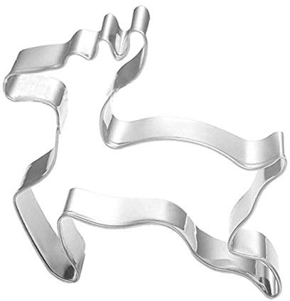 ZDYWY Formine per biscotti a forma di cervo Sika a forma di renna in esecuzione per Natale