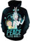 Rick and Morty Kapuzenpullover mit Tasche, Cartoon Charakter Paar Pullover (RM05-S/M)