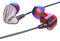 SOSOFLY Auricolare in-ear di tipo c con cavo auricolare per telefono cellulare per Huawei Xiaomi (argento)