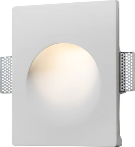 230V GU10 35W Recessed Round Plaster Wall Light