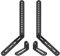 ELIVED Soundbar Bracket Sound Bar TV Mount, for Mounting Above or Under TV with Detachable Extension Plates, Fit Most Soundbar at the Rear up to 6.8 KG, Tool-Free Knob Adjustable EV5010
