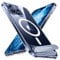 TORRAS Invisible Titanium Stand for iPhone 15 Pro Max Case [12FT Military Shockproof ] [TOP N56 Magnets] [20W Fast Charging] Truly Completely Flat & Slim Case iPhone 15 Pro Max Cover - Pstand Clear
