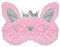 VerteLife Augenmaske für Schlafen, Niedliche Kaninchenohren Augenmaske Flaum Lustige Schlafmaske Kinder Herren Damen Augenbinde Schlafbrille für Reisen Nickerchen Party (Hasenohren,Rosa)