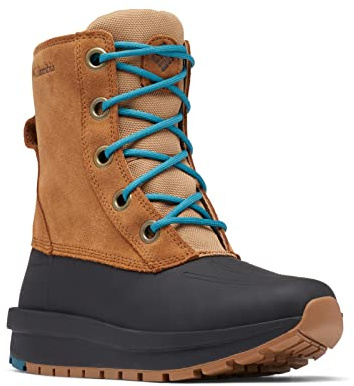 Columbia Moritza Shield Omni-Heat, Stivali da neve Donna, Elk/River Blue 2024 , 41.5 EU