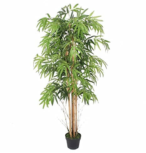 TOTIKI Künstlicher Baum Künstlicher Bambus-Seidenbaum, Grüner Gefälschter Baum, Künstliche Pflanzen, Drinnen Und Draußen, Zuhause, Dekorativ Künstliche Pflanze