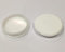 20 Pack White 35mm Hinge Hole Cover Caps for Kitchen Cabinets