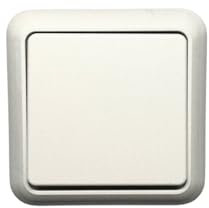 N&L Wechselschalter/-taster im 1-fach Rahmen, Unterputz, FINESSE, Ultraweiß