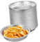 ULTECHNOVO 100 Bandejas De Aluminio Para Freidora De Aire Bandejas Redondas Para Hornear Mini Sartenes Bandejas Pequeñas Para Horno Color Plateado