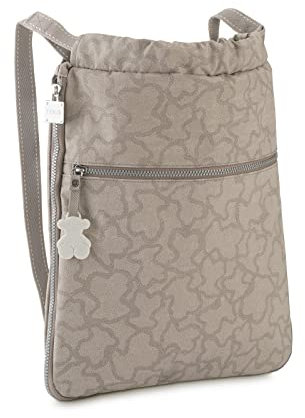 Tous Caine Kaos N, Bolso Mochila para Mujer, Gris (Piedra 295810276), 33x38x6 cm (W x H x L)