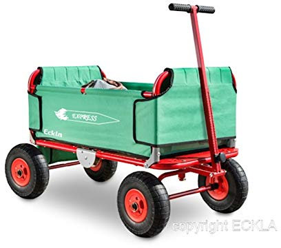 Eckla-Express Faltbollerwagen / pannensichere Bereifung / Made in Germany / Maße: 1150 x 550 x 650 mm / Ladefläche: 82x45 cm / Tragkraft: 80kg